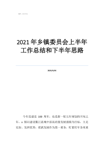 監(jiān)督委員會年終總結(jié)2021年鄉(xiāng)鎮(zhèn)委員會上半年工作總結(jié)和下半年思路