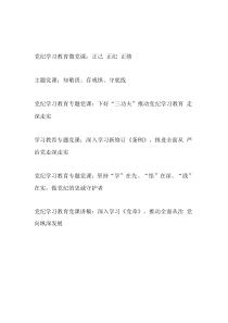 6月主題黨日黨紀(jì)學(xué)習(xí)教育“學(xué)紀(jì)、知紀(jì)、明紀(jì)、守紀(jì)”黨課講稿