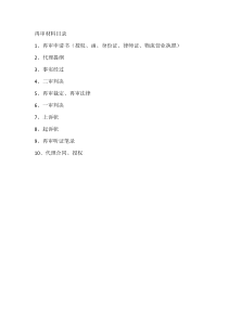 律師庭前準(zhǔn)備工作實(shí)務(wù)--【通用類】8---6.2基礎(chǔ)再審材料目錄